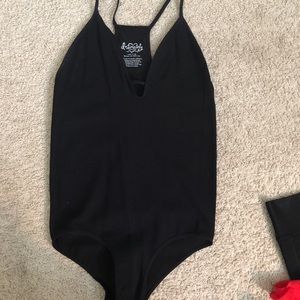Free people Black bodysuit